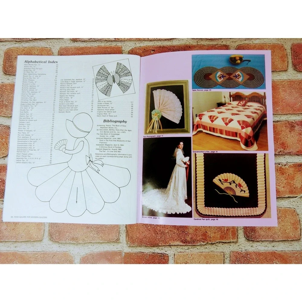 Fans Galore‎ for Modern Quilters Betty Boyink Vtg 1987 Quilting Booklet 1980s